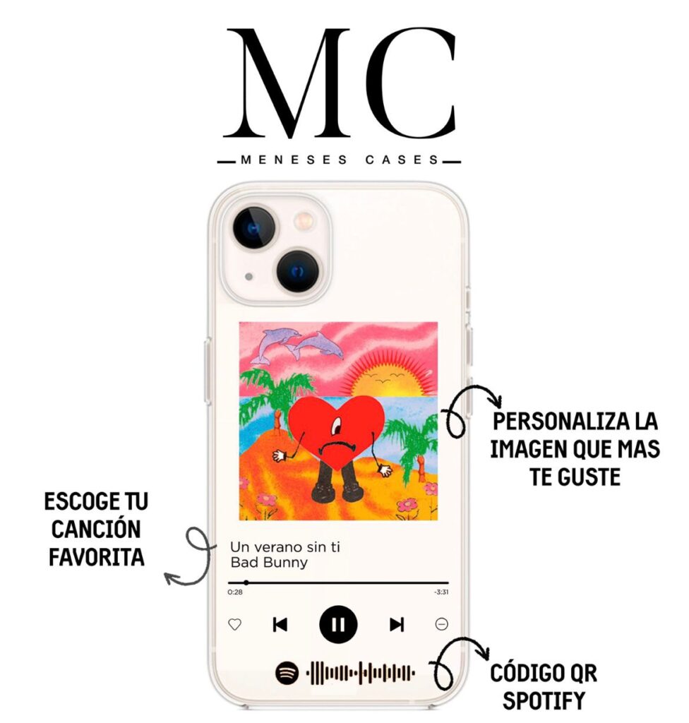 Personaliza tu case con tu cacnion favorita 